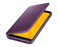 Etui Wallet Cover do Samsung Galaxy J6 fioletowe - 456995 - zdjęcie 1